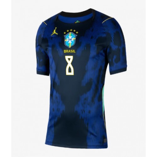 Brasilien Bruno Guimaraes #8 Bortatröja Dam VM 2026 Kortärmad